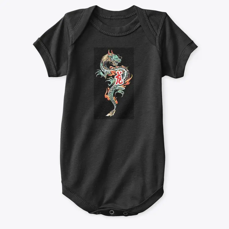 dragon baby onesie